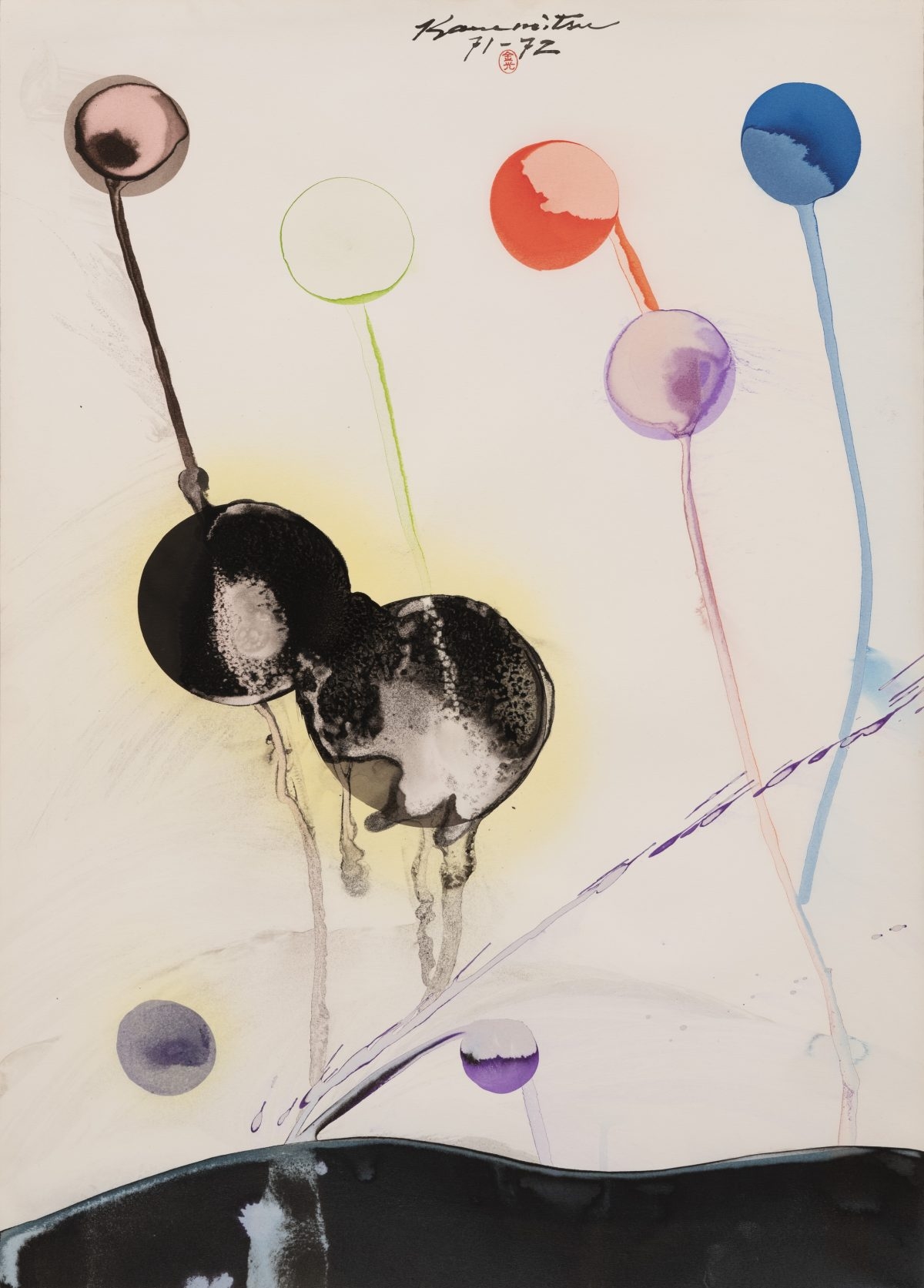 Matsumi Kanemitsu Untitled (1971 1972) MutualArt