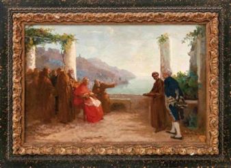 Der Besuch des Kardinals bei den Kapuzinern in Amalfi - Pasquale Di Criscito