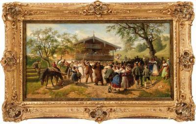 Der Bärentanz by Louis Braun, 1893