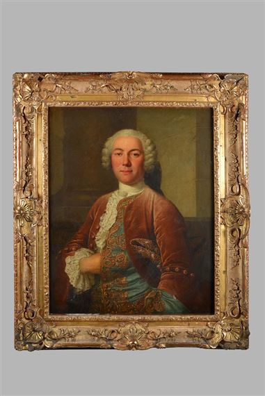 Portrait d'homme au tricorne by Michel Hubert Descours