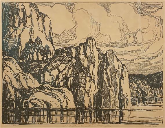 Granite Banks by Birger Sandzén, 1923