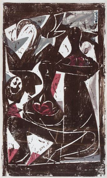 Herbst by HAP  Grieshaber, circa 1951