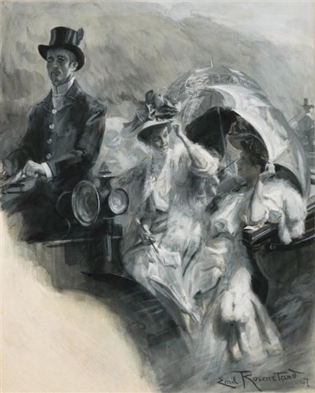 Emil Rosenstand | Amüsante Kutschfahrt | MutualArt