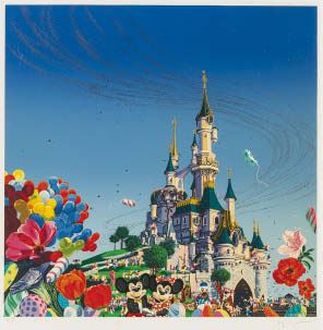 絵画 YAMAGATA CHATEAU DE CHAMPAGNE 1993 Hiro Yamagata | Chateau de Champagne (1993) | MutualArt