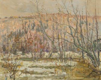 Autumn Rus by Nikolai Mikhailovich Romadin