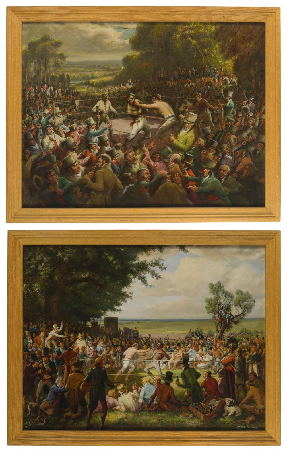 Arthur Sheppard | First: Boxing matche between Tom Molineaux and Tom ...