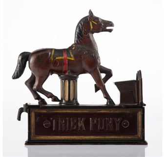 Trick Pony Mechanical Bank - Juleus Mueller