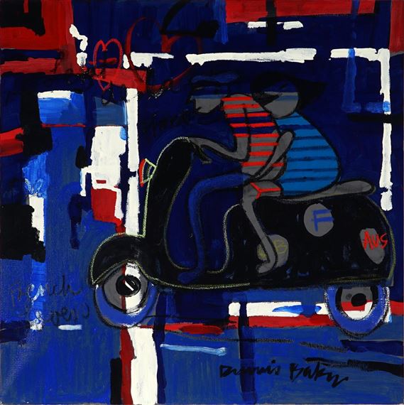 French Lovers (French Wall Series) by Dennis Baker, 2006