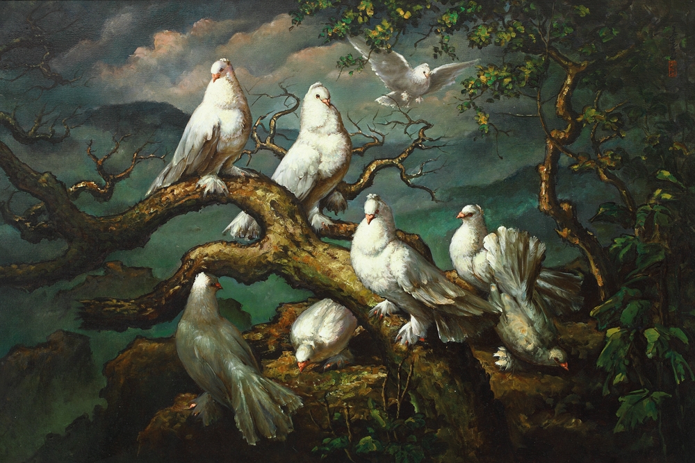 Doves by Ong Cheng Shui