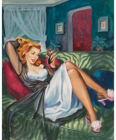 Howell Dodd | Lady with a Past paperback cover (1951) | MutualArt
