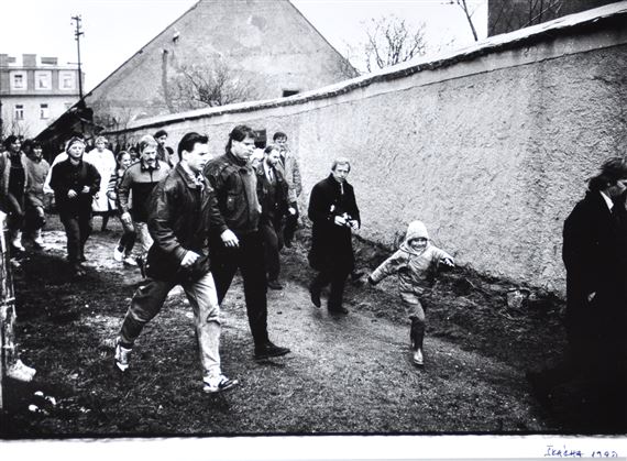 Václav Havel in the parade