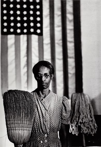 American Gothic by Gordon Parks, 1946, printed in the early 1980s