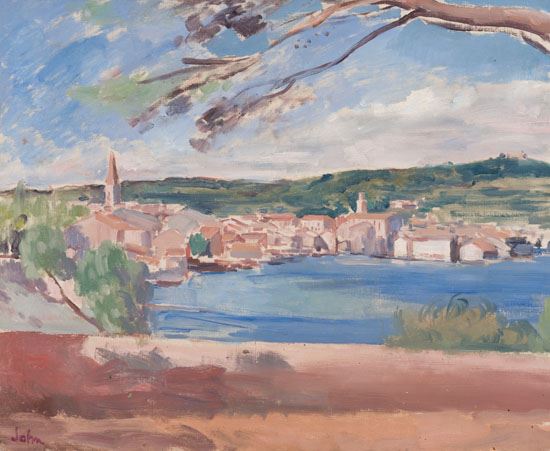 Les Martigues by Augustus Edwin John