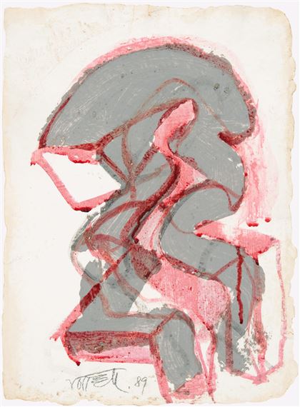 O.T. (Abstrakte Komposition) by Wolf Vostell, 1989