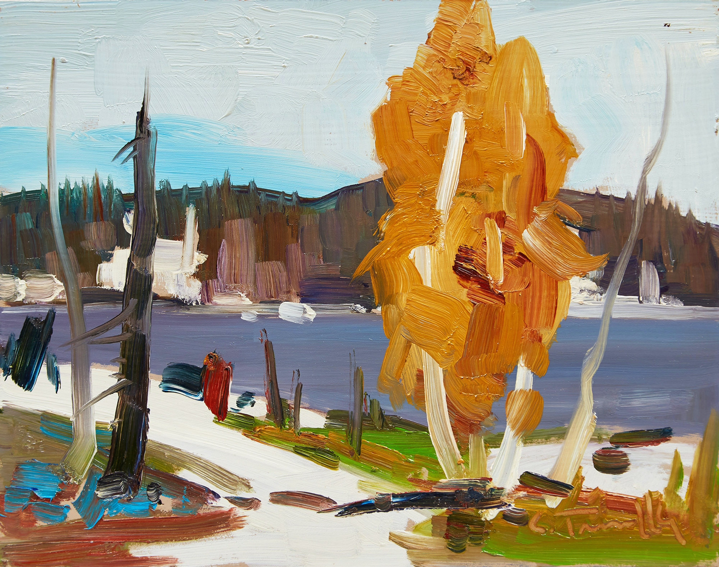 Louis Tremblay | Tree by the Shore | MutualArt