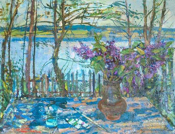 Spring by Georgiy Andreevich Sysilyatin, 1995