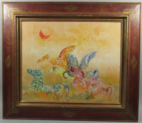 "Féerie du cheval et de la lune" by François Boucheix