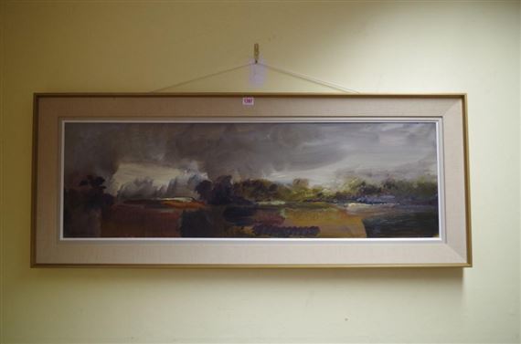 'Marshland, Dusk' by John Hitchens, 1977