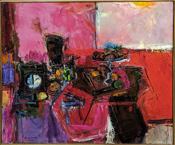 "Red Still Life by Robert Frame, 1966