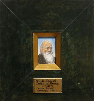 "World's Smallest Portrait of Darwin - Chester Arnold