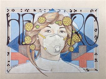 Artists Decorate Hospital Icus with Encouraging Posters