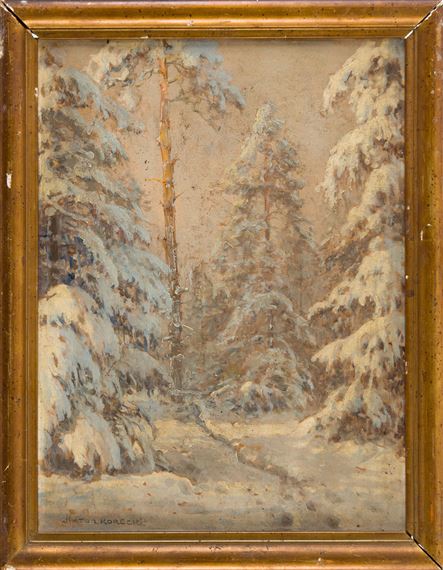 Pejzaż zimowy by Wiktor Korecki