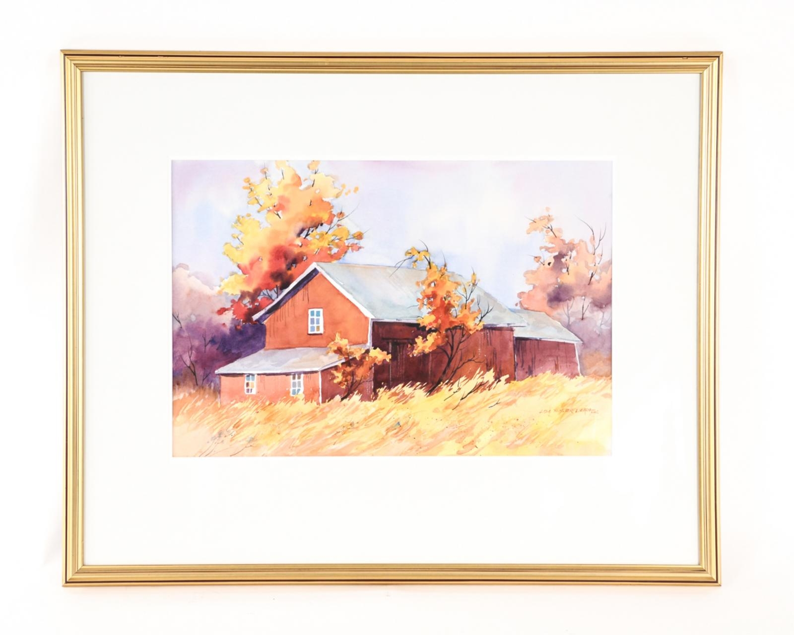 Lisa Forester | Farmhouse in Autumn | MutualArt