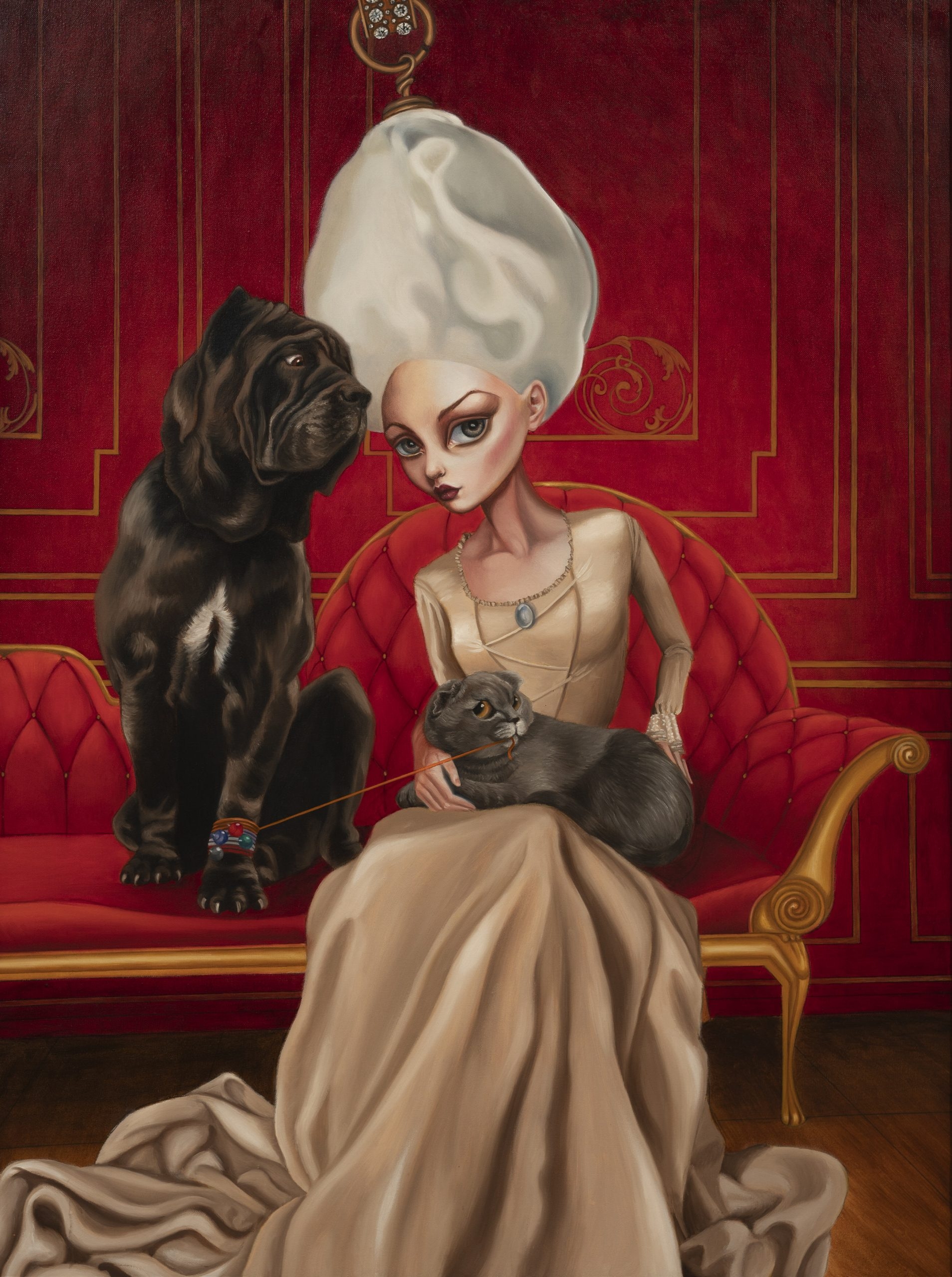 Artwork by Carla Secco, Nola Preziosa, Made of oil on canvas