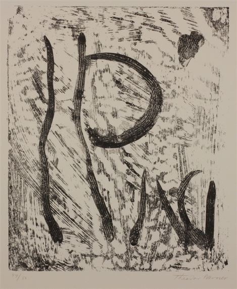 Ohne Titel by Theodor Werner, 1965