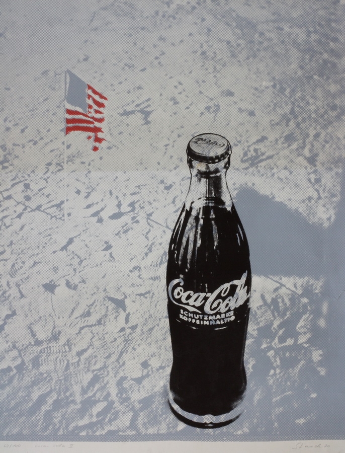 Coca Cola II by Klaus Staeck, 1970