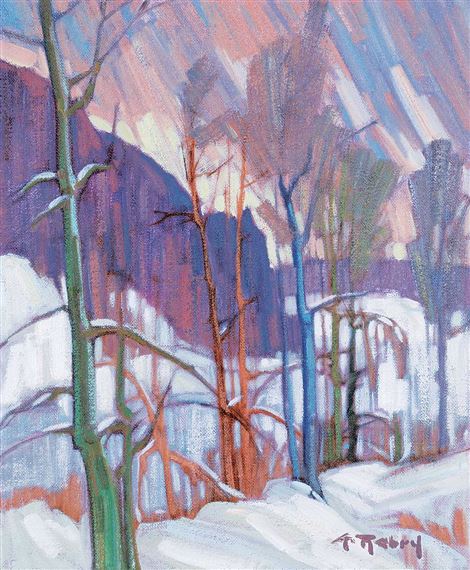 Vers St. Mathieu du Parc, Quebec by Gaston Rebry, 1990