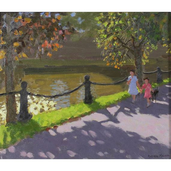 Pond in Bergues by Andrew Macara