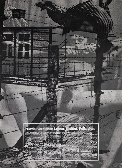 "So viel verdienen Lehrer, Richter, Polizisten" by Wolf Vostell, 1970