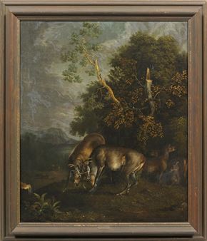 Kämpfende Rothirsche in der Brunft - Benediktus Busch