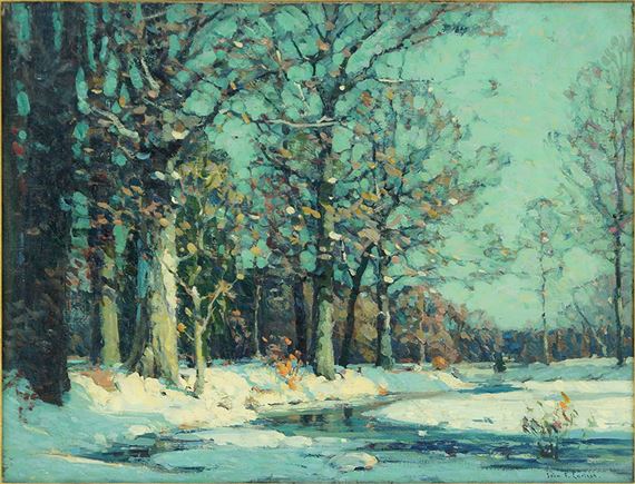 
Sunlit Oaks. by John Fabian Carlson