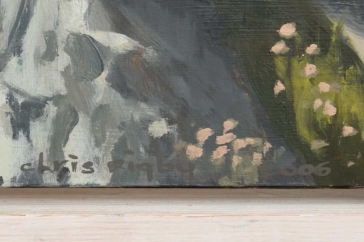 Artwork by Chris Rigby, Reencashlane, Massive Rock II, Made of oil on board