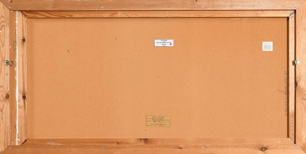 Artwork by Chris Rigby, Reencashlane, Massive Rock II, Made of oil on board