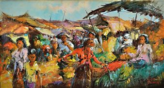 market scene - Agus Subandi