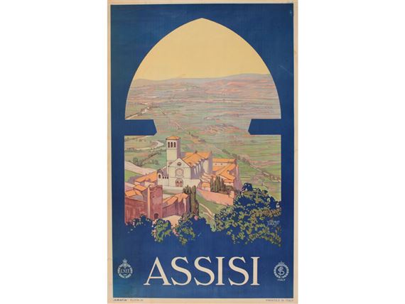 Assisi by Vittorio Grassi, circa 1930