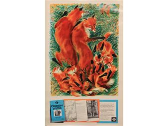 Four works: Country Walks; untitled - Peter Roberson