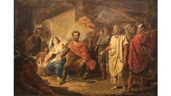 "Historical scene" - Camillo Guerra