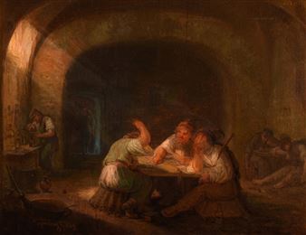 Kártyázók - Ferenc Ujhazy