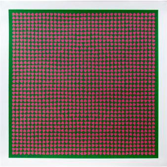 PINK HEARTS - Burton Kramer