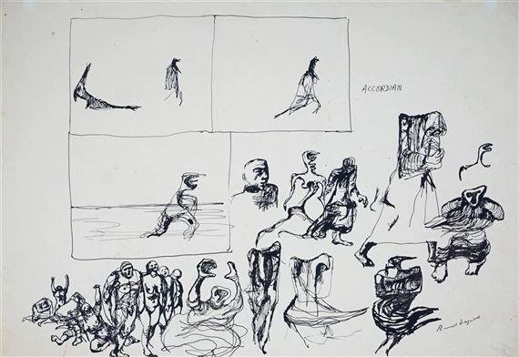 Study for the Crucifixion by Russell Drysdale