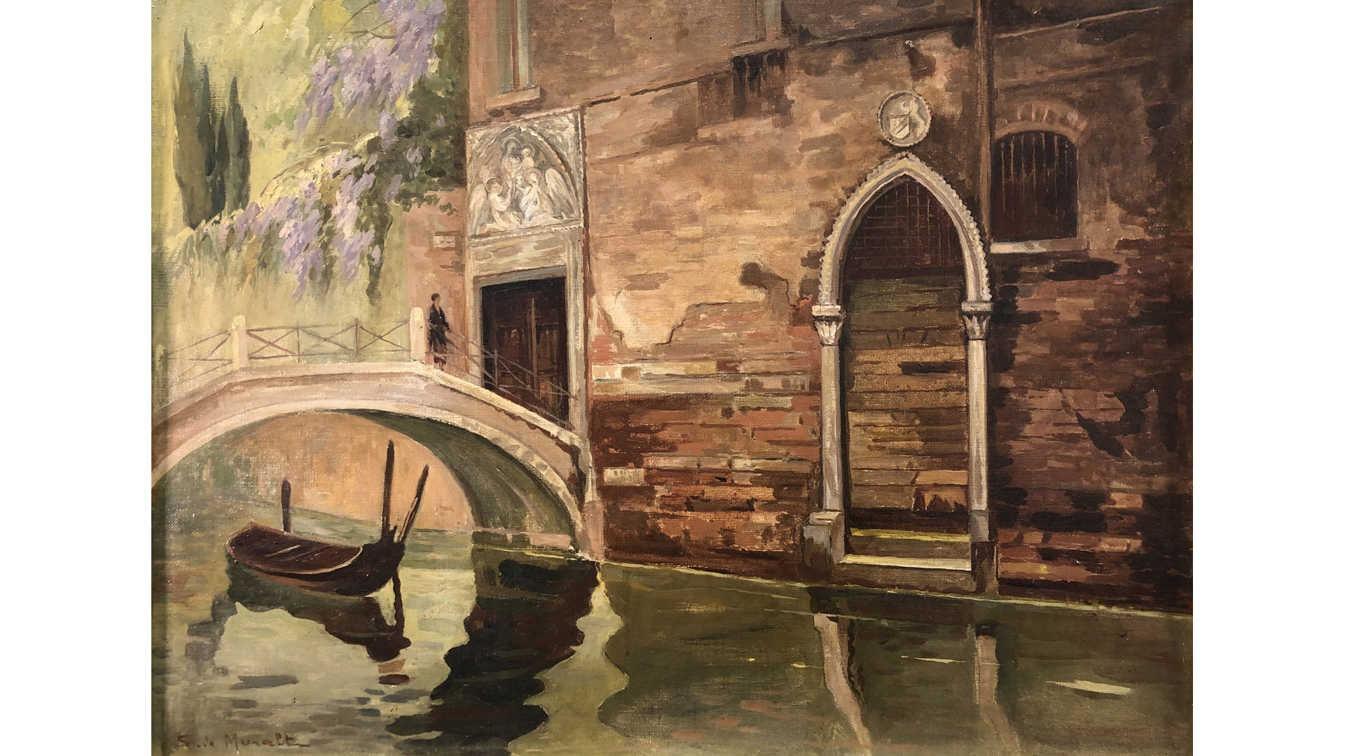 Artwork by Sophia de Muralt, "Venice", Made of oil painting on canvas