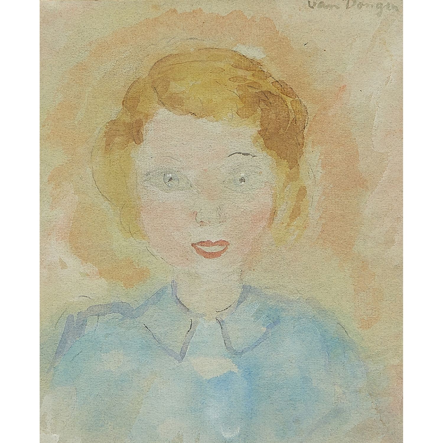 Kees van Dongen Portrait of a Woman MutualArt