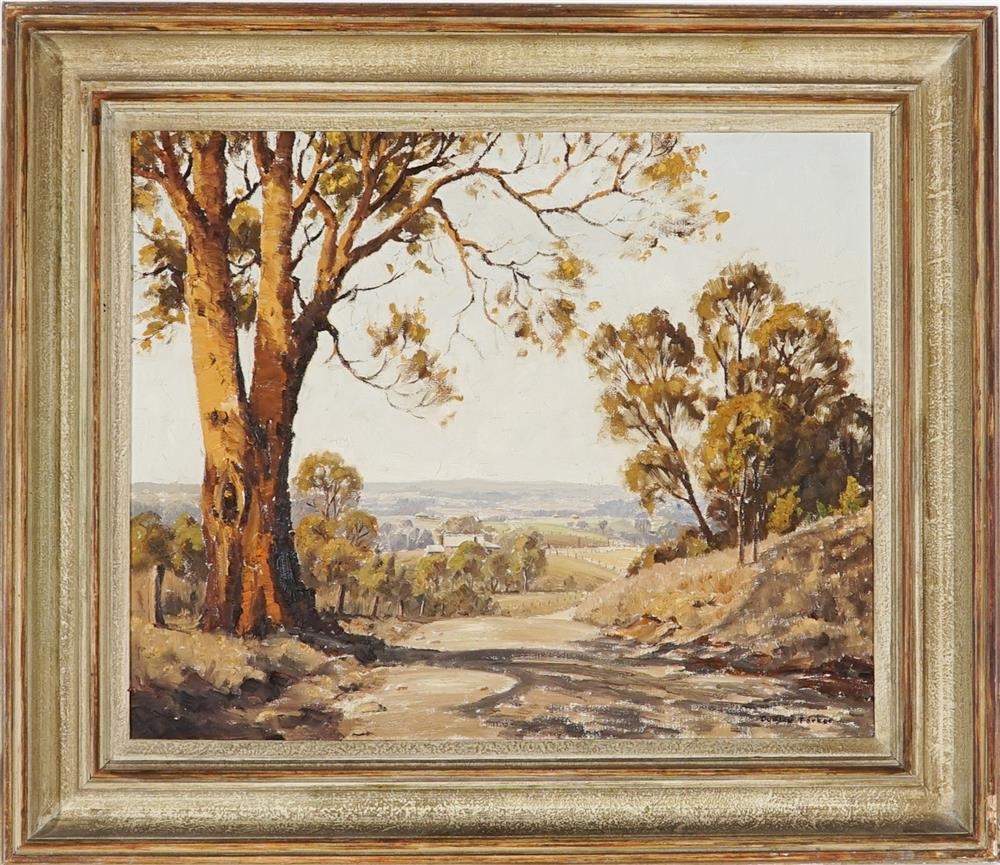 Dudley Parker | Sunlit Track To Meroo River Valley, Mudgee (1940s ...