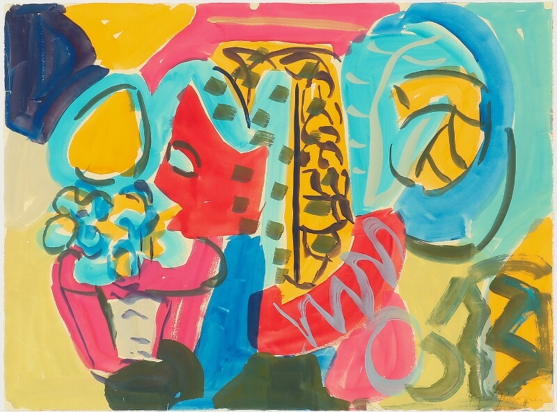 Artwork by Dyke Johannsen, Composition, Made of Watercolour on paper