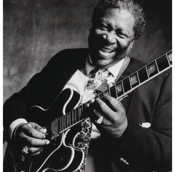BB King, Lugano by Guido Harari, 1990