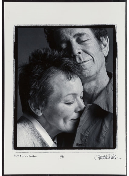 Artwork by Guido Harari, Lou Reed & Laurie Anderson, Torino, Made of pigment print